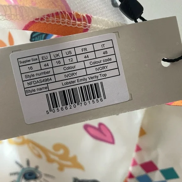 NWT Never Fully Dressed Lobster Emily Verity top and skirt size 12us - Picture 5 of 12